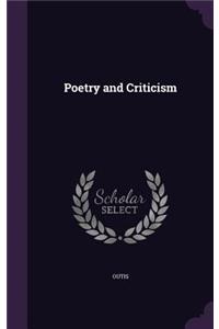 Poetry and Criticism
