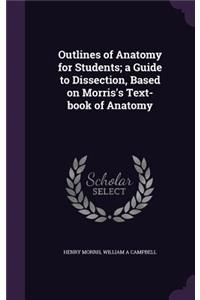 Outlines of Anatomy for Students; a Guide to Dissection, Based on Morris's Text-book of Anatomy