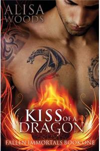 Kiss of a Dragon (Fallen Immortals 1) - Paranormal Fairytale Romance
