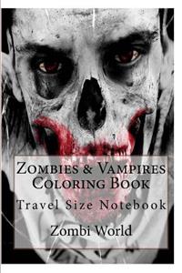 Zombies & Vampires Coloring Book