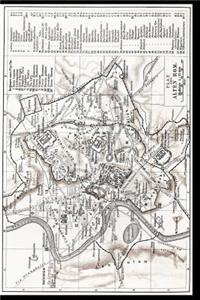 Map of Ancient Rome, Italy Journal: 150 Page Lined Notebook/Diary