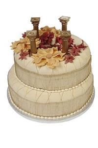 Wedding Journal Wedding Cake Columns