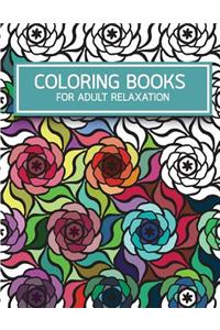 Flower Pattern Doodles Coloring books for Adult Relaxation