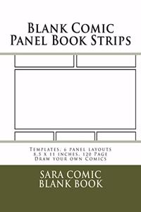 Blank Comic Panel Book Strips