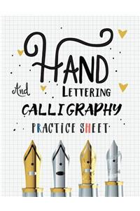 Hand Lettering and Calligraphy Practice Sheet