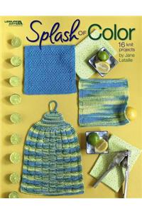 Splash of Color Dishcloth Sets to Knit (Leisure Arts #4498)