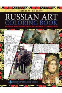 Russian Art Coloring Book