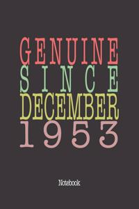 Genuine Since December 1953