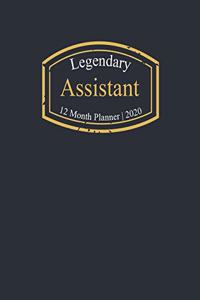 Legendary Assistant, 12 Month Planner 2020
