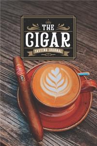 Cigar Smoking Tobacco Tasting Sampling Journal Notebook Log Book Diary - Cappuccino