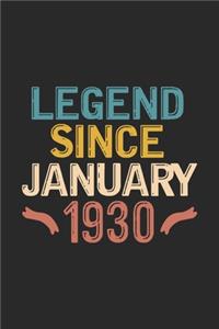 Legend Since January 1930