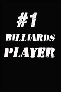 #1 Billiards Player Notebook