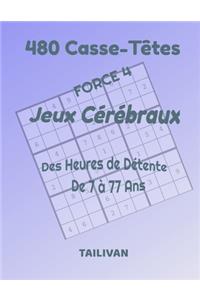 480 Casse-Têtes Jeux Cérébraux Force 4