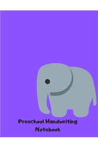 Preschool Handwriting Notebook