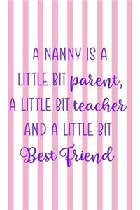A Nanny Is A Little Bit Parent, A Little Bit Teacher And A Little Bit Best Friend