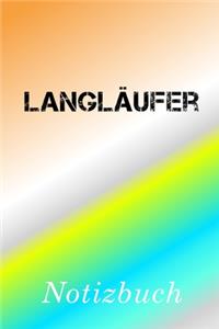 Langläufer Notizbuch