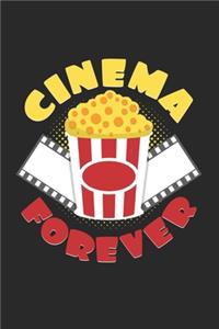 Cinema forever: 6x9 Movies - blank with numbers paper - notebook - notes