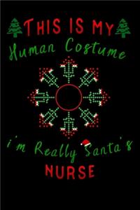 this is my human costume im really santa's nurse