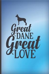 Great Dane, great love