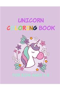 Unicorn Coloring Book for Kids Ages 4-8