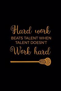 Hard Work Beats Talent When Talen Doesn't Work Hard