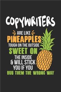 Copywriters Are Like Pineapples. Tough On The Outside Sweet On The Inside