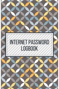 Internet Password Logbook-Small Size Alphabetical Password Notebook Organizer-5.5