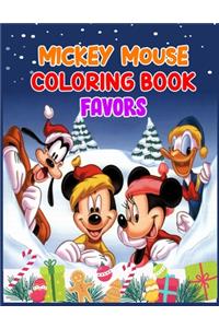 Mickey Mouse Coloring Book Favors