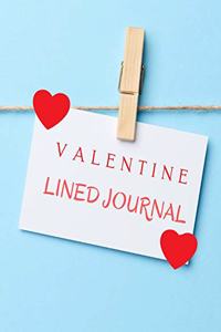 Valentine Lined Journal