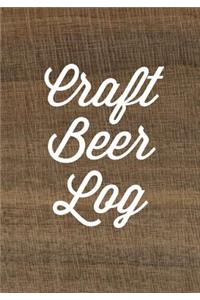 Craft Beer Log