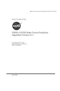 Nwra Avoss Wake Vortex Prediction Algorithm. 3.1.1
