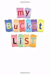 My Bucket List