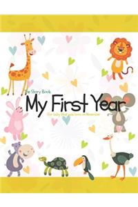 Story Book My First Year For baby that was born on November