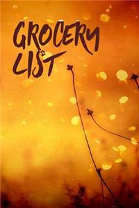 Grocery List