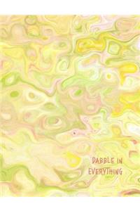 Dabble in Everything: Marbled Paper Journal, Notebook or Grid Books