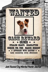 Jack Russell Dog Wanted Poster Journal