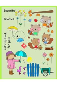 Beautiful Doodles Coloring Book for Girls