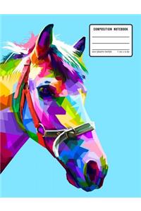 Composition Notebook 4x4 Graph Paper 7.44 X 9.69