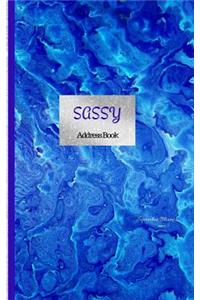 September Blooms Address Book - Sassy Water