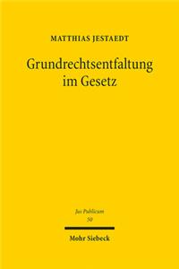 Grundrechtsentfaltung im Gesetz