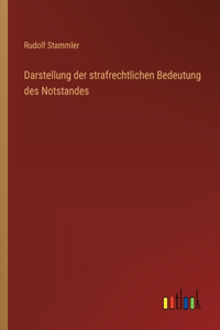 Darstellung der strafrechtlichen Bedeutung des Notstandes