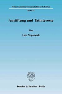 Anstiftung Und Tatinteresse