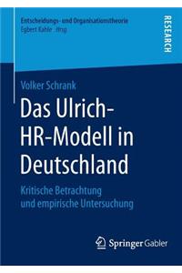 Das Ulrich-Hr-Modell in Deutschland