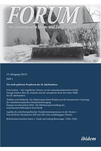Forum Für Osteuropäische Ideen- Und Zeitgeschichte