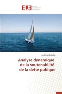 Analyse Dynamique de la Soutenabilité de la Dette Pubique