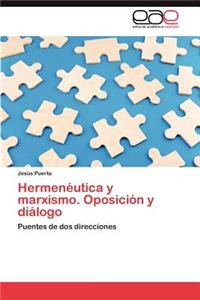 Hermeneutica y Marxismo. Oposicion y Dialogo
