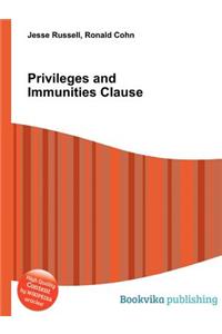 Privileges and Immunities Clause