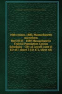 10TH CENSUS 1880 MASSACHUSETTS MICROFOR