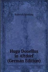 Hugo Donellus in Altdorf (German Edition)