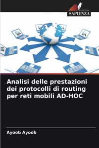 Analisi delle prestazioni dei protocolli di routing per reti mobili AD-HOC